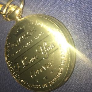 Antique engraved stop watch